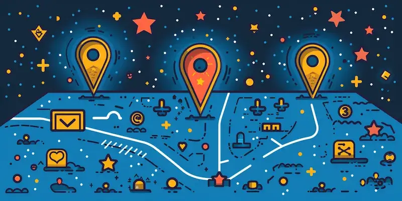 Pozycjonowanie mapa Google